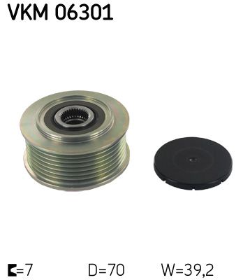 SKF VKM06301 Натяжний ролик поліклинового реміня (Вир-во SKF)