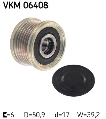 SKF VKM06408 Муфта обгінна генератора (Вир-во SKF)