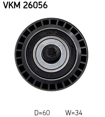 SKF VKM26056 Ролик обвідний ременя ГРМ (Вир-во SKF)