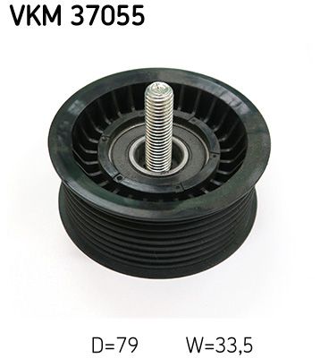 SKF VKM37055 Ролик обвідний поліклінового ременя (Вир-во SKF)