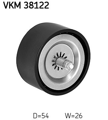 SKF VKM38122 Натяжний ролик поліклинового реміня (Вир-во SKF)