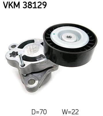 SKF VKM38129 Натяжний пристрій, клинового реміня (Вир-во SKF)