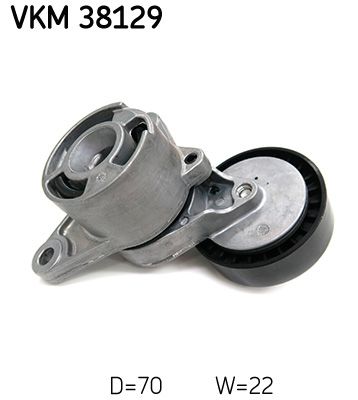SKF VKM38129 Натяжний пристрій, клинового реміня (Вир-во SKF)
