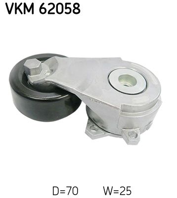 SKF VKM62058 Натяжний пристрій, клинового реміня (Вир-во SKF)