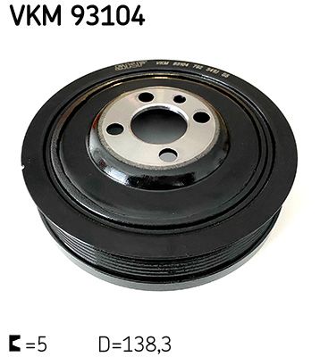 SKF VKM93104 Ремінний шків, колінчастий вал