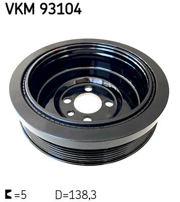 SKF VKM93104 Ремінний шків, колінчастий вал