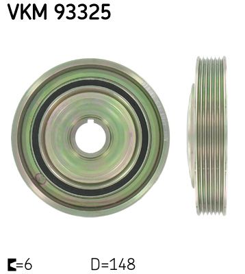 SKF VKM93325 Шків колінчатого валу (Вир-во SKF)