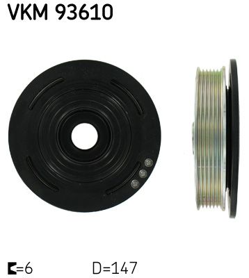 SKF VKM93610 Шків, колінчатий вал