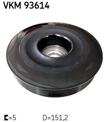 SKF VKM93614 Шків, колінчатий вал