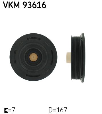 SKF VKM93616 Шків колінчатого валу (Вир-во SKF)