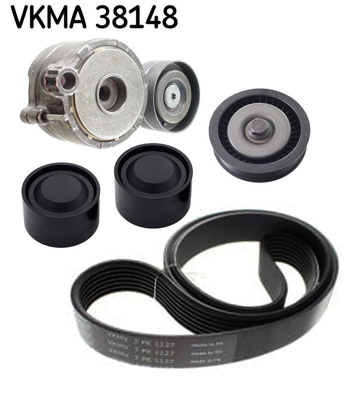 SKF VKMA38148 Комплект ременів поліклинових (Вир-во SKF)