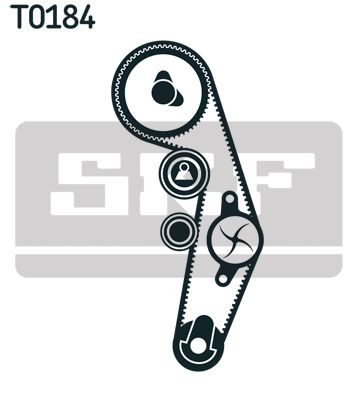 SKF VKMC012503 Комплект зубчастого ременя із водяним насосом (Вир-во SKF)