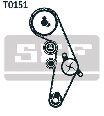 SKF VKMC019182 Водяний насос +  комплект зубчастого реміня (Вир-во SKF)