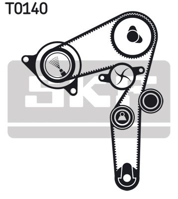 SKF VKMC02174 Комплект зубчастого ременя із водяним насосом (Вир-во SKF)