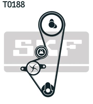 SKF VKMC03253 Водяний насос + зубчастий ремінь