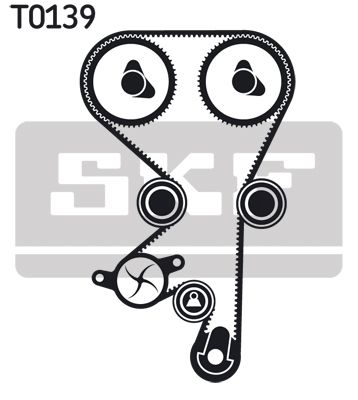 SKF VKMC05228 Водяний насос +  комплект зубчастого реміня (Вир-во SKF)