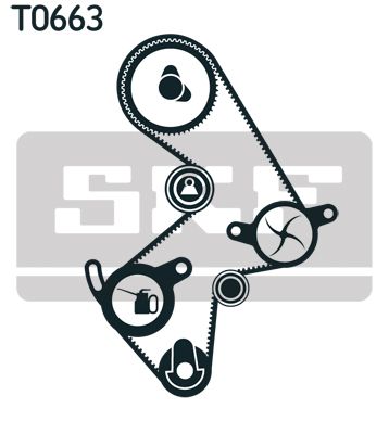 SKF VKMC91003 Водяний насос + зубчастий ремінь