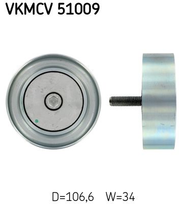VKMCV 51009 SKF Ролик APV1103 D=106,6 W=34