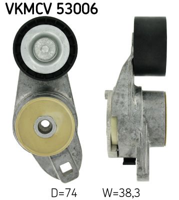 VKMCV 53006 SKF Натягувач поліклинового ременя