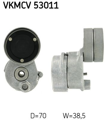 VKMCV 53011 SKF Натягувач поліклинового ременя