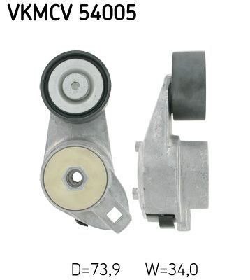 SKF VKMCV54005 Натяжний пристрій, клиновий ремінь