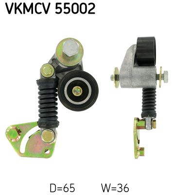 VKMCV 55002 SKF Натягувач поліклинового ременя