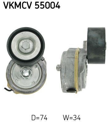 VKMCV 55004 SKF Натягувач поліклинового ременя