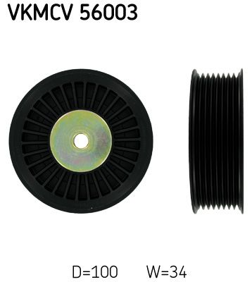 VKMCV 56003 SKF Ролик APV2420 D=100, W=34