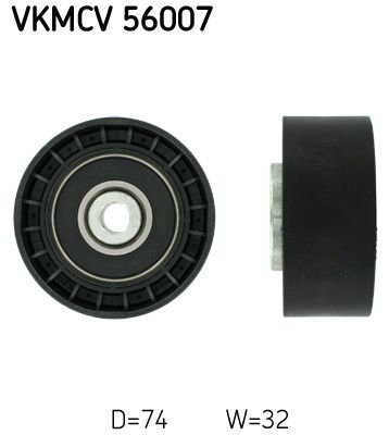 VKMCV 56007 SKF Натяжний ролик поліклинового ременя