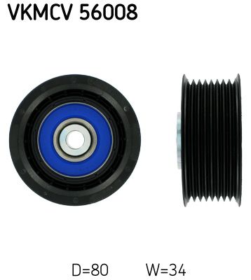 VKMCV 56008 SKF Натяжний ролик поліклинового ременя