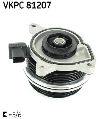 SKF VKPC81207 Насос охолоджувальної рідини, охолодження двигуна (вир-во SKF)