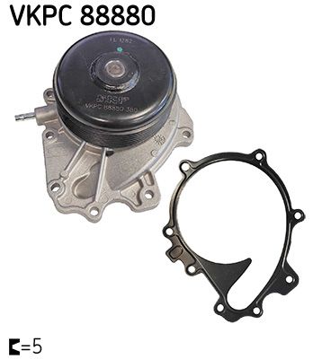 SKF VKPC88880 Насос охолоджувальної рідини, охолодження двигуна