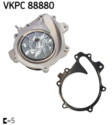 SKF VKPC88880 Насос охолоджувальної рідини, охолодження двигуна