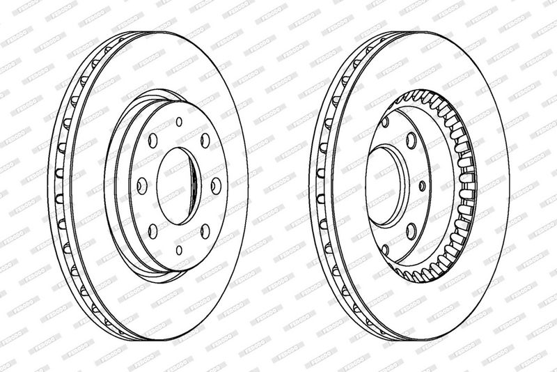 Ferodo DDF1528 Гальмівний диск