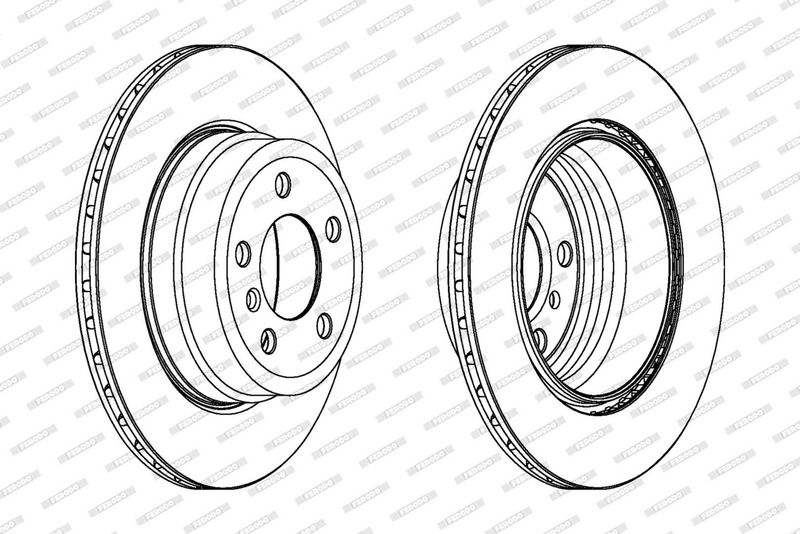 Ferodo DDF1715C Гальмівний диск