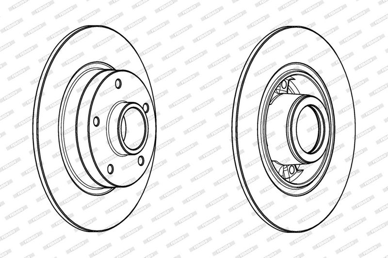 Ferodo DDF17321 Гальмівний диск