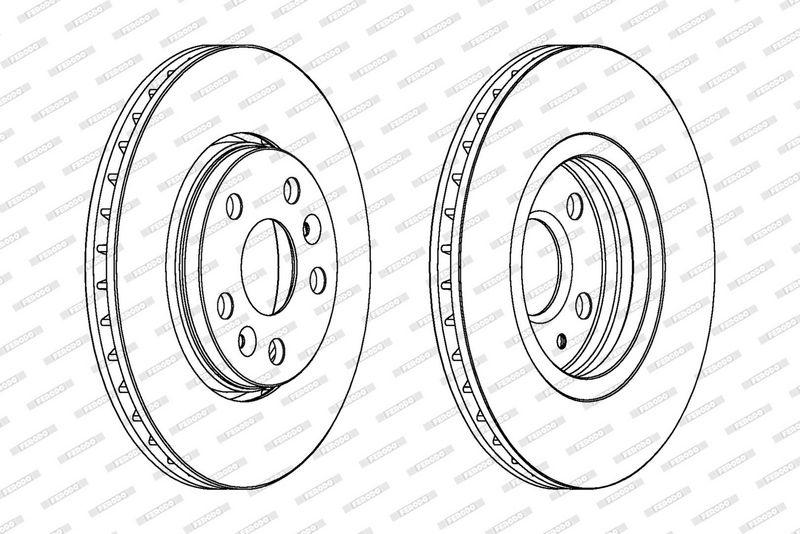 Ferodo DDF1733C Гальмівний диск