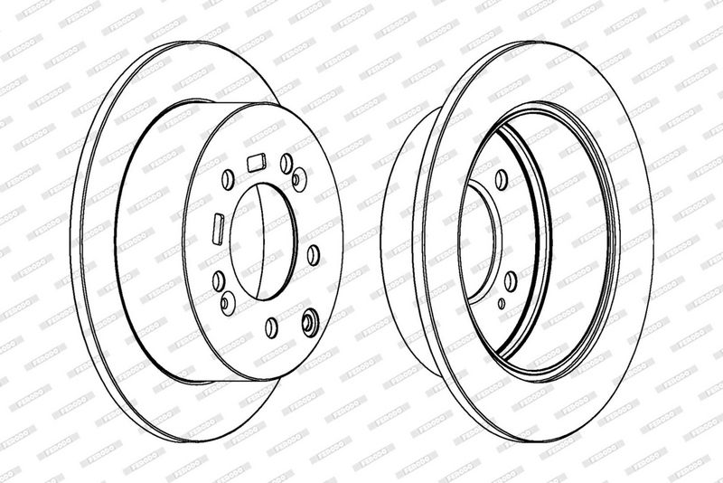 Ferodo DDF1945 Гальмівний диск