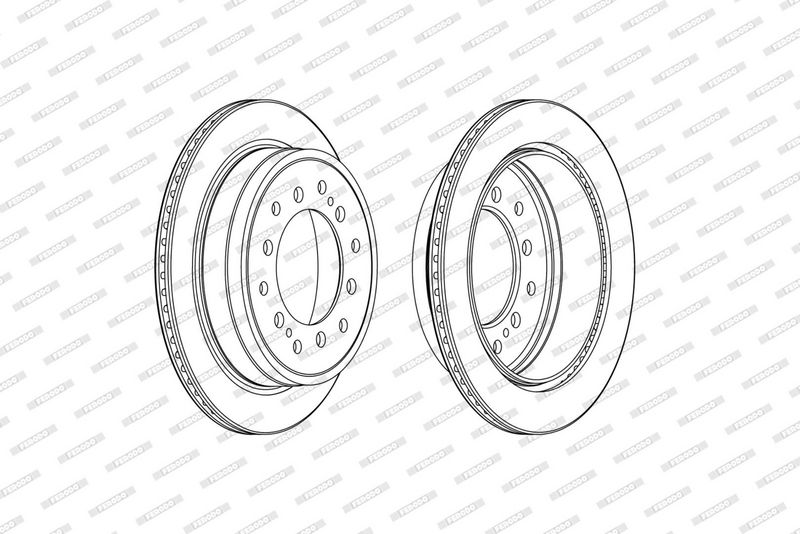Ferodo DDF2505C Гальмівний диск