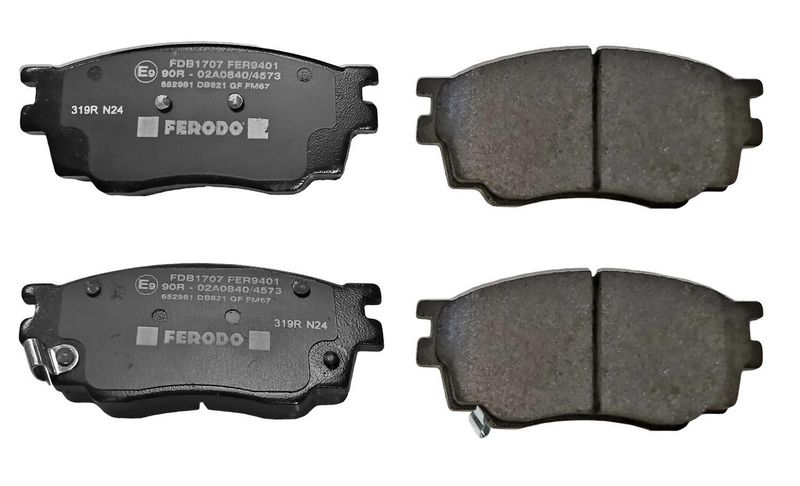 Ferodo FDB1707 Комплект гальмівних накладок, дискове гальмо