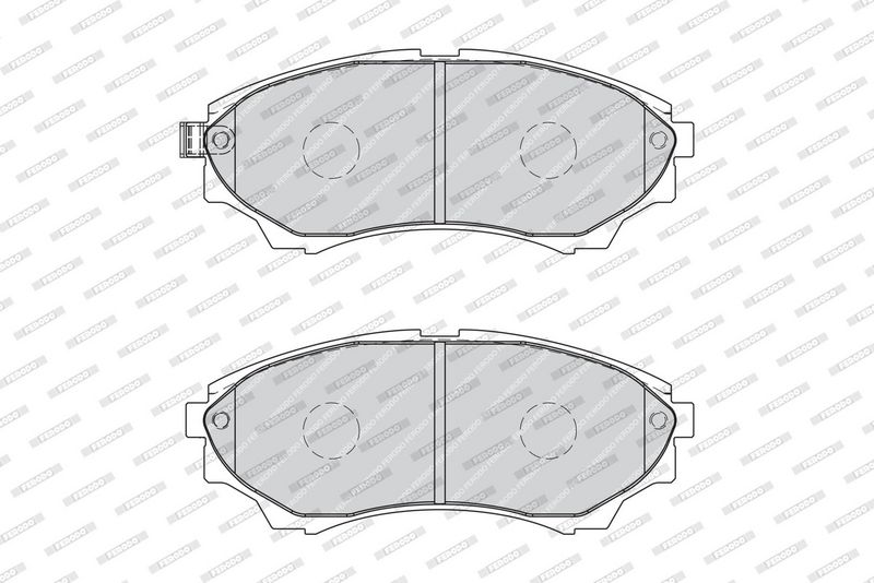Ferodo FDB1817 Комплект гальмівних накладок, дискове гальмо