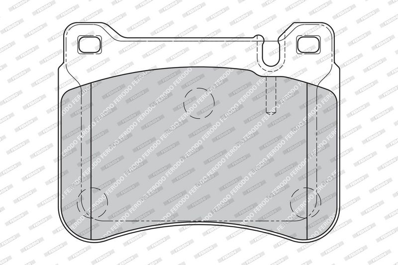 Ferodo FDB1907 Комплект гальмівних накладок, дискове гальмо