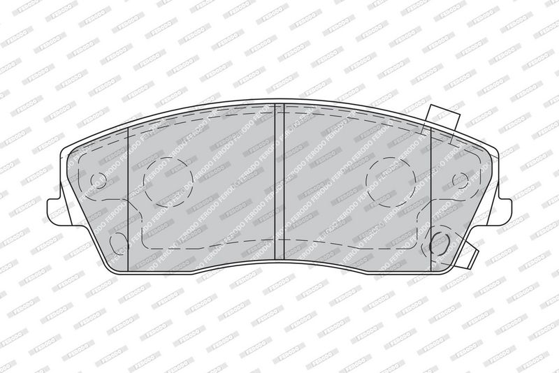 Ferodo FDB1954 Комплект гальмівних накладок, дискове гальмо