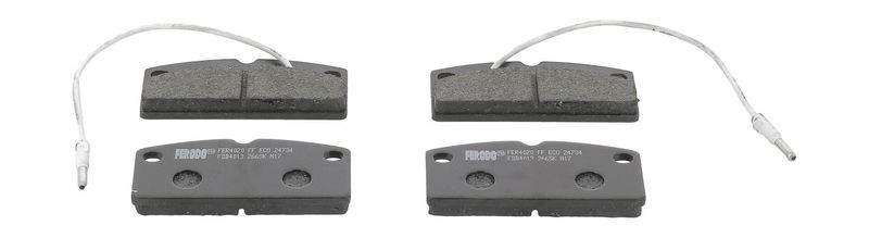 Ferodo FDB4013 Комплект гальмівних накладок, дискове гальмо