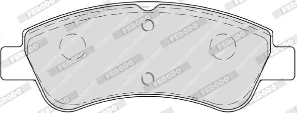 Ferodo FDB4066 Комплект гальмівних накладок, дискове гальмо
