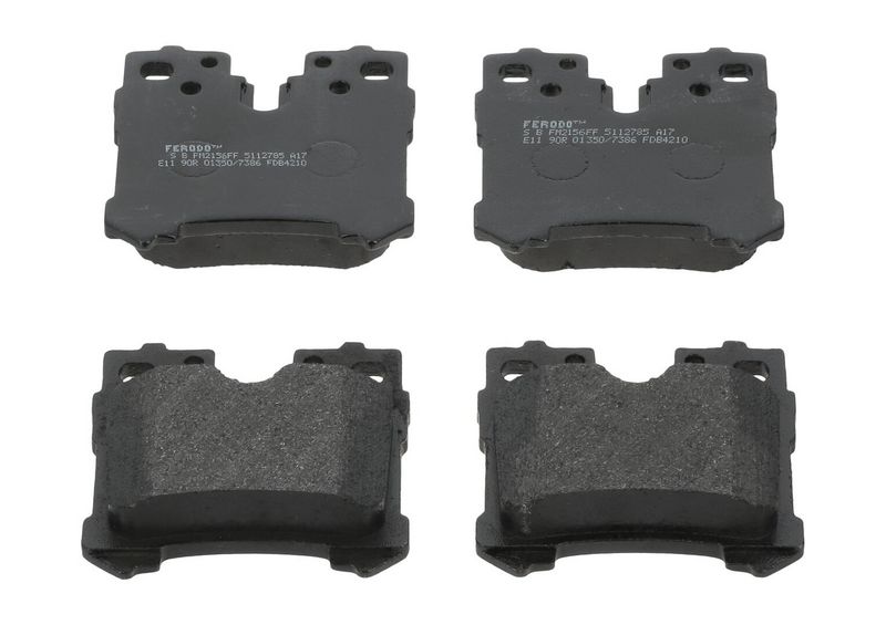Ferodo FDB4210 Комплект гальмівних накладок, дискове гальмо