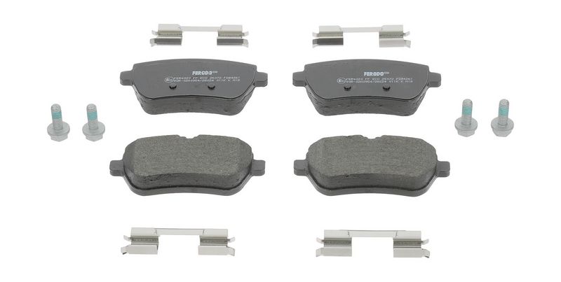 Ferodo FDB4261 Комплект гальмівних накладок, дискове гальмо