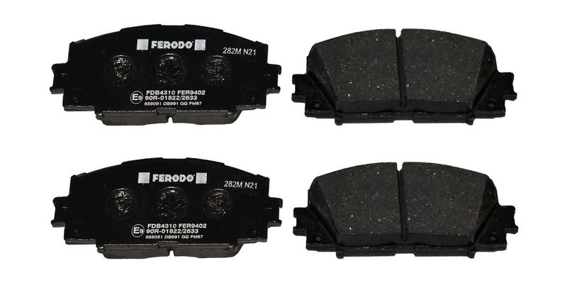 Ferodo FDB4310 Комплект гальмівних накладок, дискове гальмо
