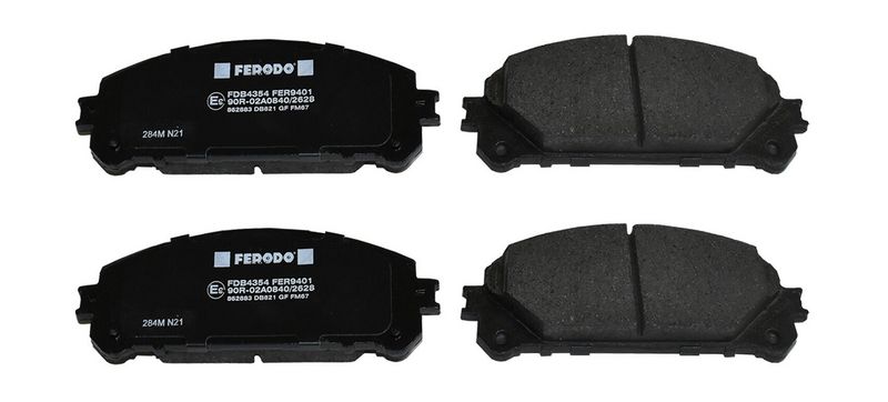 Ferodo FDB4354 Комплект гальмівних накладок, дискове гальмо