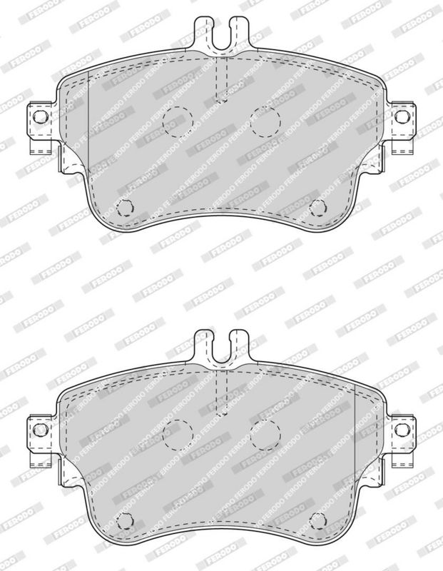 Ferodo FDB4428 Комплект гальмівних накладок, дискове гальмо